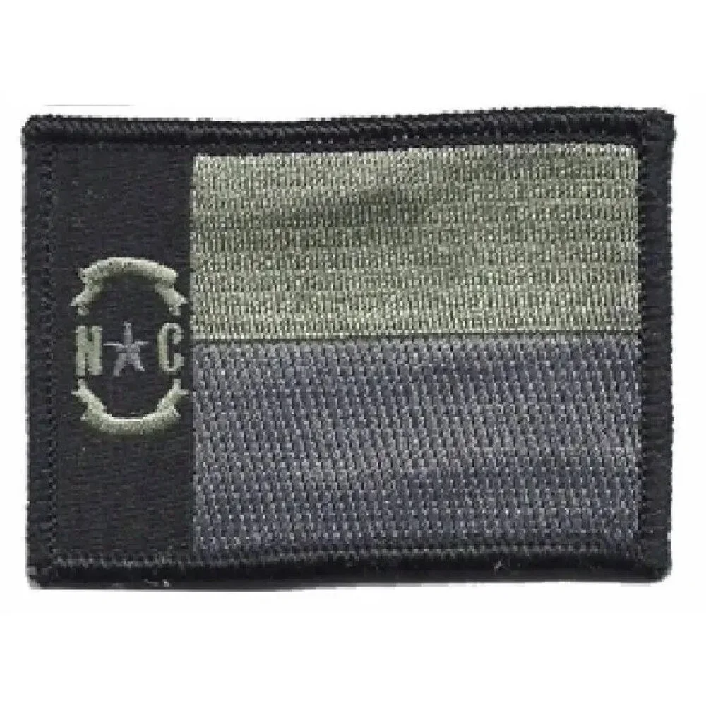 BuckUp Tactical Morale Patch Hook North Carolina Raleigh State Patches 3x2